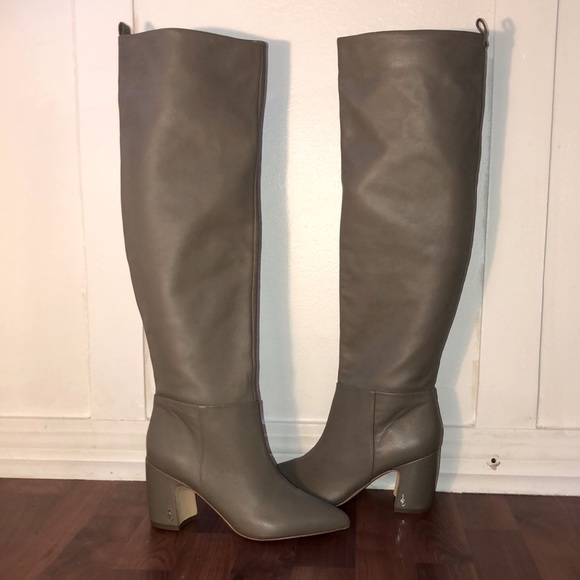 Sam Edelman Shoes | Sam Edelman Hutton Knee High Boots | Color: Tan | Size: 7 | Melissashelvy's Closet